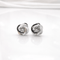 Boucles d'oreilles Boucles d'oreilles en or blanc 18 carats et diamants taille brillant 58 Facettes Boucles d'oreilles or blanc & diamants