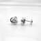 Boucles d'oreilles Boucles d'oreilles en or blanc 18 carats et diamants taille brillant 58 Facettes Boucles d'oreilles or blanc & diamants