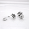 Boucles d'oreilles Boucles d'oreilles en or blanc 18 carats et diamants taille brillant 58 Facettes Boucles d'oreilles or blanc & diamants