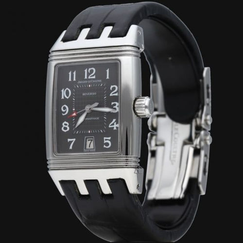 Montre Jaeger-LeCoultre Reverso Squadra - Montre en acier 58 Facettes MT45738