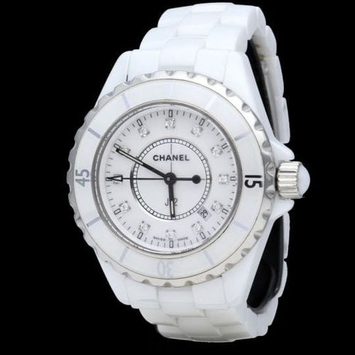 Montre Chanel J12 - Montre automatique en céramique blanche 33 mm 58 Facettes MT45943