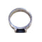 Bague 54 Bague - Saphir et diamants en or blanc 18k 58 Facettes T6