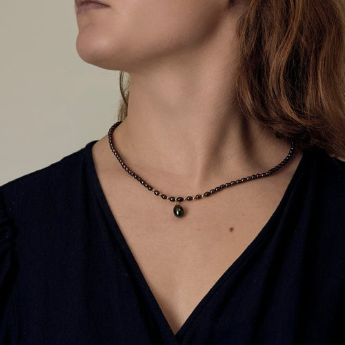 Collier Collier en or jaune 750 avec perles de Tahiti 58 Facettes PCT660828