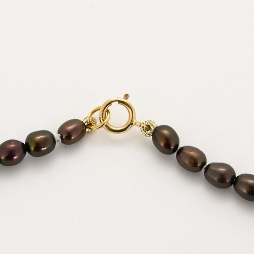 Collier Collier en or jaune 750 avec perles de Tahiti 58 Facettes PCT660828