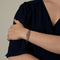 Bracelet Bracelet jonc ouvrant rubis et diamants en or blanc 750 58 Facettes LP1345/