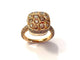 Bague 55 Nudo Assoluto - Bague en or rose et or blanc 18K diamants bruns 58 Facettes AZ-FOVA-PAC2026O6000DBR