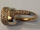 Bague 55 Nudo Assoluto - Bague en or rose et or blanc 18K diamants bruns 58 Facettes AZ-FOVA-PAC2026O6000DBR