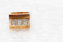 Bague 62 Chevalière - Bague en or 750 et platine avec diamants 58 Facettes 250301