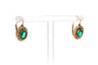 Boucles d'oreilles Napoléon III - Boucles d'oreilles en or jaune, perles et cristal 58 Facettes 23543