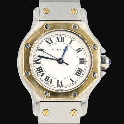 Montre Cartier Montre Santos Ronde Octagon 58 Facettes MT45906
