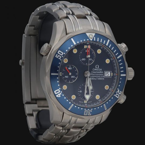 Montre Omega Montre Seamaster Diver 300M Chronograph Titan 58 Facettes MT45603