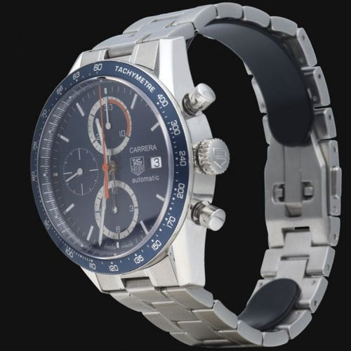 Montre TAG Heuer Carrera Calibre 16 - Montre chronographe en acier 58 Facettes MT45875