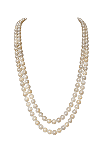 Collier Collier double rang 152 perles de culture en or 18k 58 Facettes 933