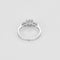 Bague 53 Élégant solitaire en or blanc et diamants 58 Facettes B23-283