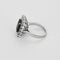 Bague 50.5 Bague vintage en or blanc, saphir et diamants 58 Facettes B260062