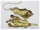 Boucles d'oreilles Boucles d'oreilles marocaines vintage gravées en or 18 carats et diamants 58 Facettes earrings 14
