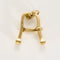 Pendentif Gucci Vintage - Pendentif lettre A en or jaune 18K 58 Facettes BIA1312X2