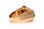 Bague 53 Bague Art déco sertie de diamants taille rose en or jaune 18 carats 58 Facettes 23520