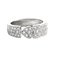 Bague 54 Piaget - Bague cœur en or gris 18 carats avec diamants 58 Facettes OC-61E00520