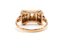Bague 55 Art déco - Bague en or jaune 18 carats et diamants 58 Facettes B819