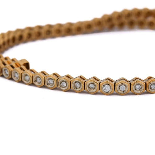 Collier Collier vintage - Collier en or jaune 18 ct et diamants 58 Facettes CL108 (00249)