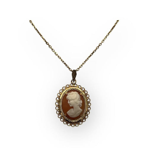Pendentif Pendentif camée en or jaune 750 58 Facettes 149066404