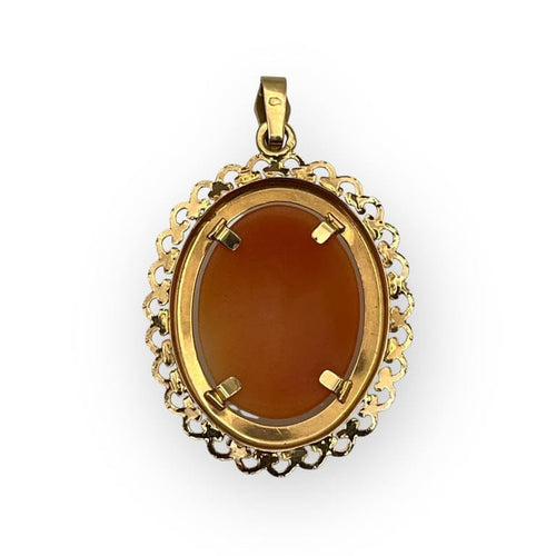 Pendentif Pendentif camée en or jaune 750 58 Facettes 149066404