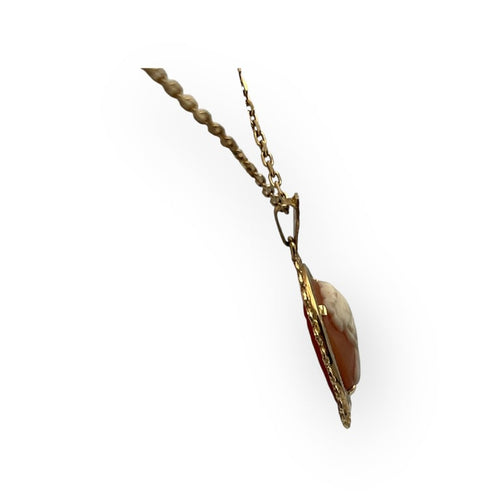 Pendentif Pendentif camée en or jaune 750 58 Facettes 149066404