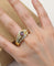 Bague 62 Bague vintage en or jaune 18 ct, rubis et diamants 58 Facettes CV-014