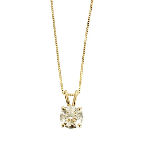 Collier Collier avec pendentif 1,25 cts solitaire Or jaune et Diamant 58 Facettes 58FCDV6940-2