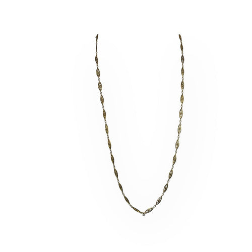 Collier Sautoir/collier double maille filigrane en or jaune 750 58 Facettes 149066874