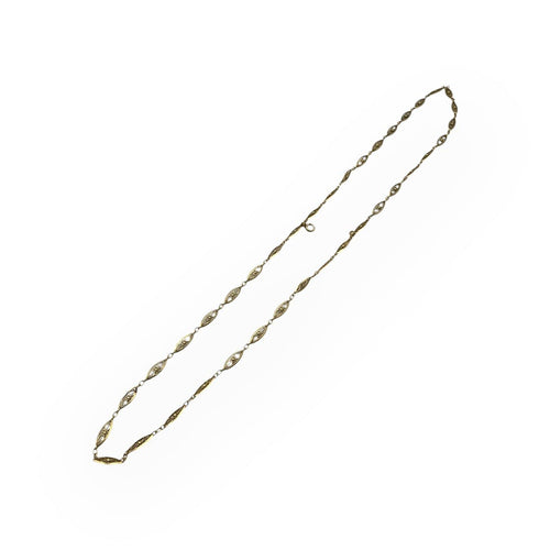 Collier Sautoir/collier double maille filigrane en or jaune 750 58 Facettes 149066874