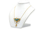 Collier Napoléon III - Collier en or jaune, perles et turquoises 58 Facettes 23352