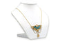 Collier Napoléon III - Collier en or jaune, perles et turquoises 58 Facettes 23352