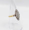 Bague 54.5 Bague marquise ancienne en or 18k et platine, diamants 58 Facettes A06739