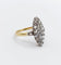 Bague 54.5 Bague marquise ancienne en or 18k et platine, diamants 58 Facettes A06739