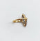 Bague 54.5 Bague marquise ancienne en or 18k et platine, diamants 58 Facettes A06739