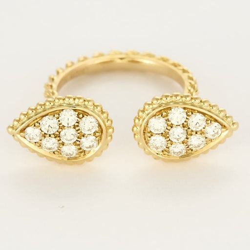 Bague 49 Boucheron - Serpent Bohème Motif S - Bague en or jaune et diamants 58 Facettes 58FC43