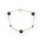 Bracelet Bracelet en or jaune 750 et hématites 58 Facettes 149067297