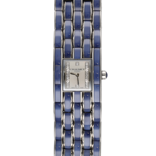 Montre Montre Chaumet Khésis Cristal – Acier – Quartz – Cadran Diamants – Série Limitée 200 Ex. – Vers 2000 58 Facettes FB11334