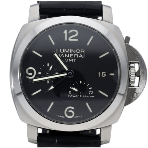 Montre Panerai Luminor 1950 - Montre 3 Days GMT en acier 58 Facettes MT45838