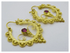 Boucles d'oreilles Boucles d’oreilles demi-créoles vintage en or 18 carats et rubis 58 Facettes earrings 29