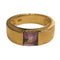 Bague 54 Bague en or jaune 18k avec améthyste 0,91 ct 58 Facettes S124