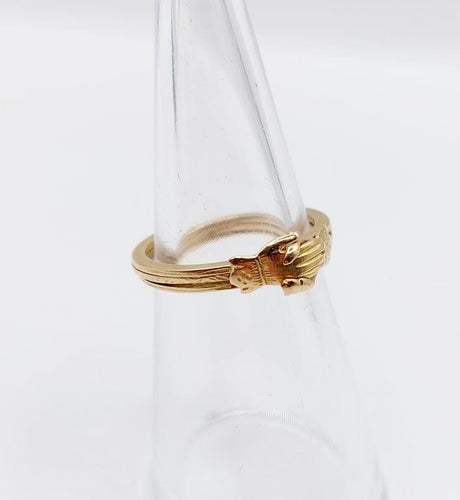 Bague 49 Bague Fédé victorienne en or 18k cœur et mains, circa 1880 58 Facettes A06750