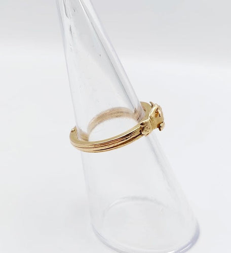 Bague 49 Bague Fédé victorienne en or 18k cœur et mains, circa 1880 58 Facettes A06750