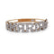 Bracelet Bracelet vintage « MARIA » en or jaune 18k et or blanc, diamants 58 Facettes BR106 (05149)