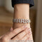 Bracelet Bracelet vintage « MARIA » en or jaune 18k et or blanc, diamants 58 Facettes BR106 (05149)
