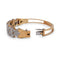 Bracelet Bracelet vintage « MARIA » en or jaune 18k et or blanc, diamants 58 Facettes BR106 (05149)