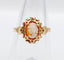 Bague 55.5 Bague vintage en or rose 18k avec camée coquille 58 Facettes A06766