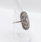 Bague 54 Bague marquise Art déco en platine et diamants (1,90 ct) 58 Facettes A06767